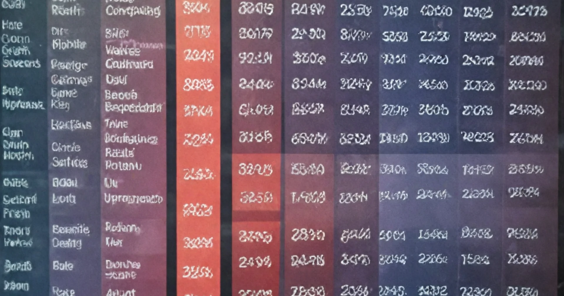 How many entries should a data table display for optimal readability